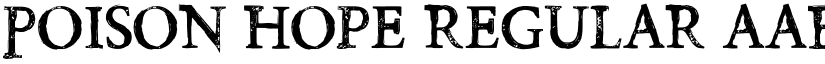 Poison Hope Regular font