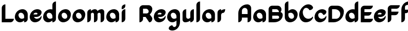 Laedoomai Regular font