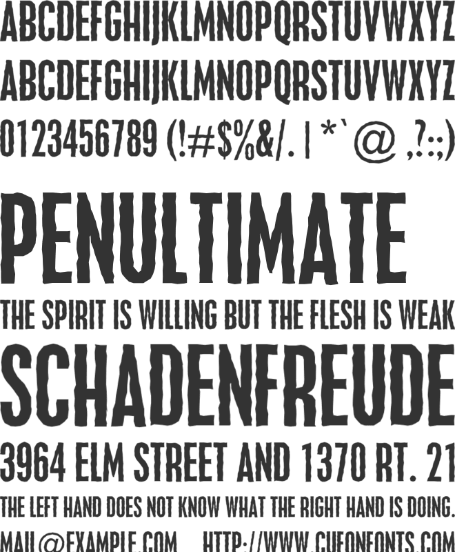 Gen Sontoloyo font preview