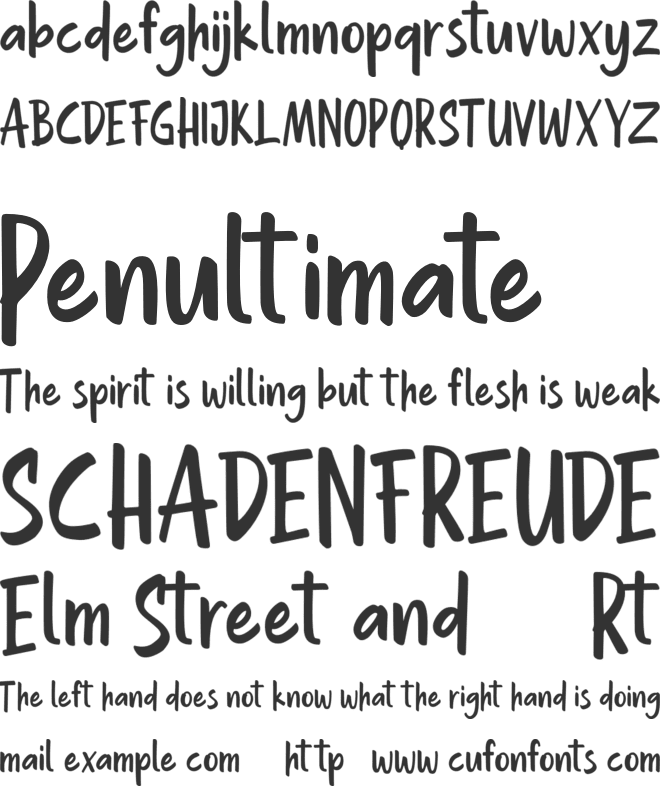 Hollaboi FREE font preview