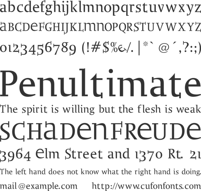 BradbOGilvy font preview