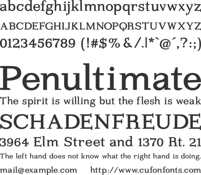 KleinsForgottenRoman font preview