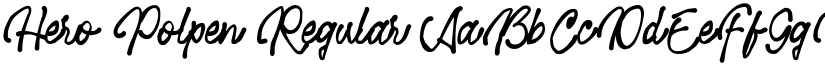 Hero Polpen Regular font