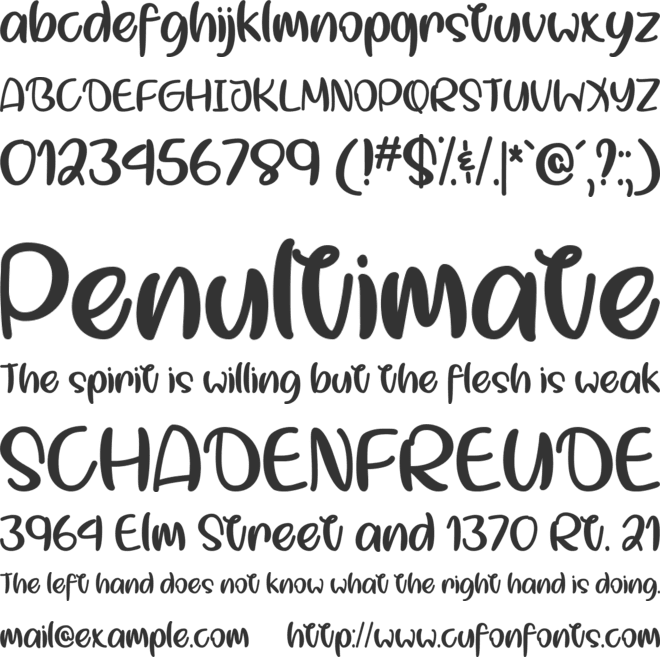 Smol Kitty Boi font preview