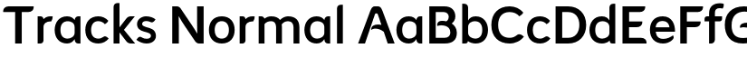 Tracks Normal font
