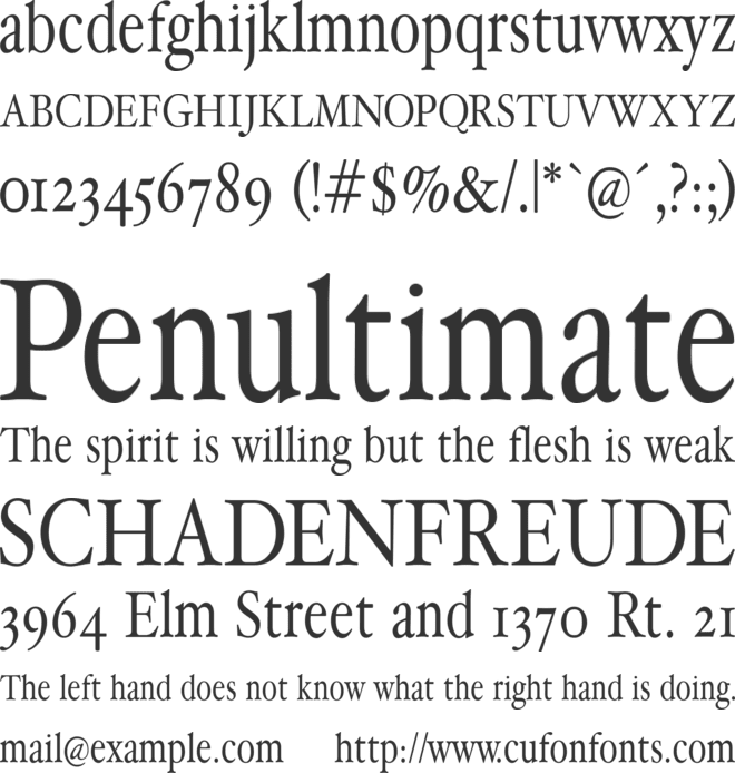 HollaMediaeval font preview