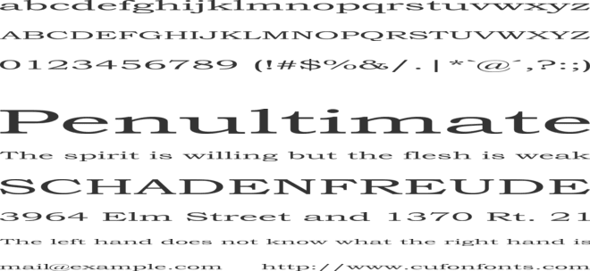 Steamroller font preview