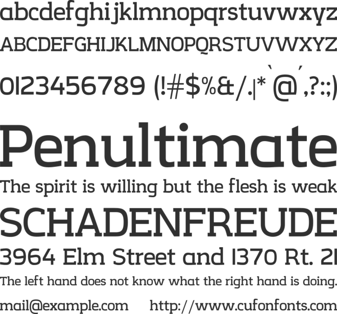 CreativZoo Serif font preview