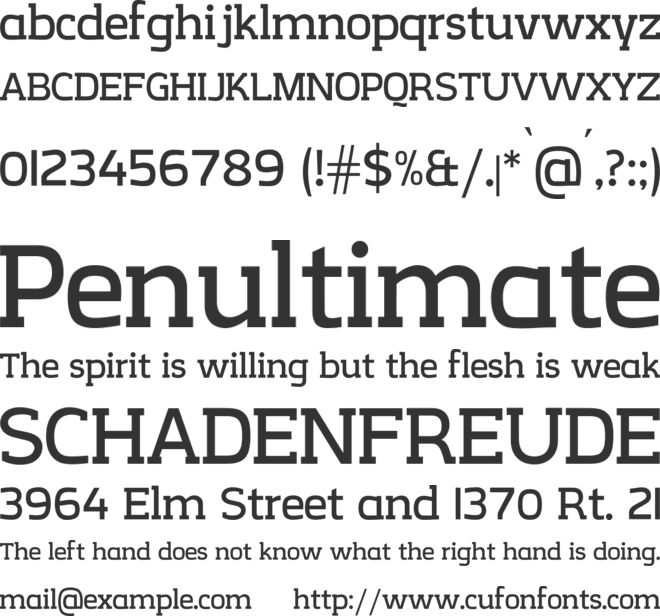 CreativZoo Serif font preview