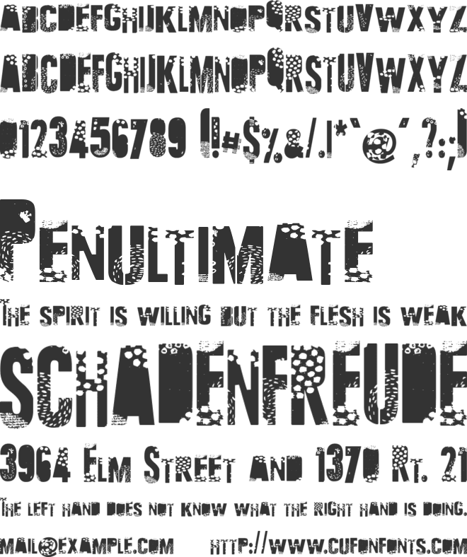 Talvez Assim font preview