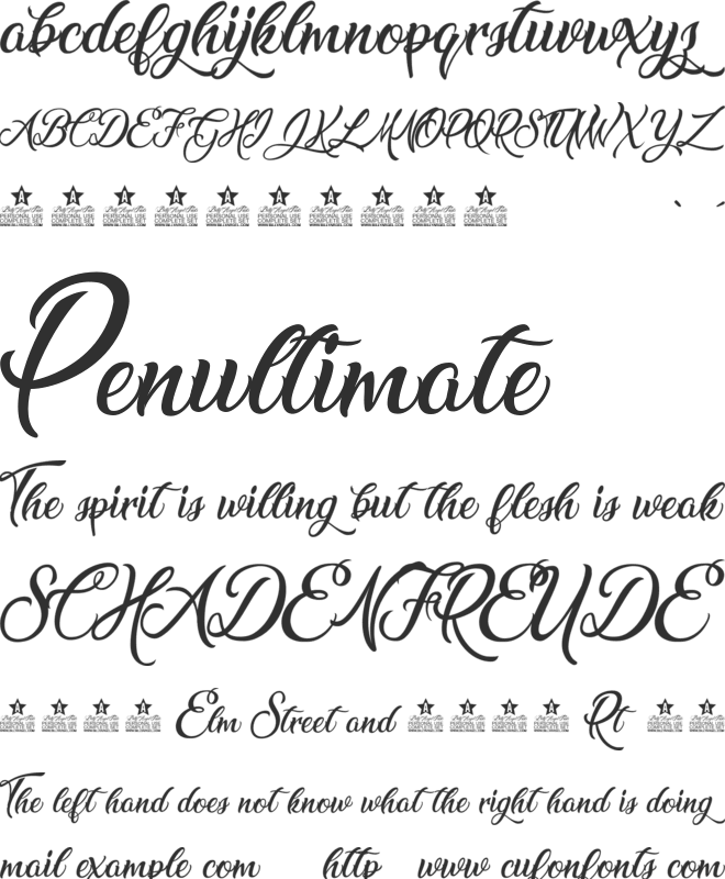 Sea Balance Personal Use font preview