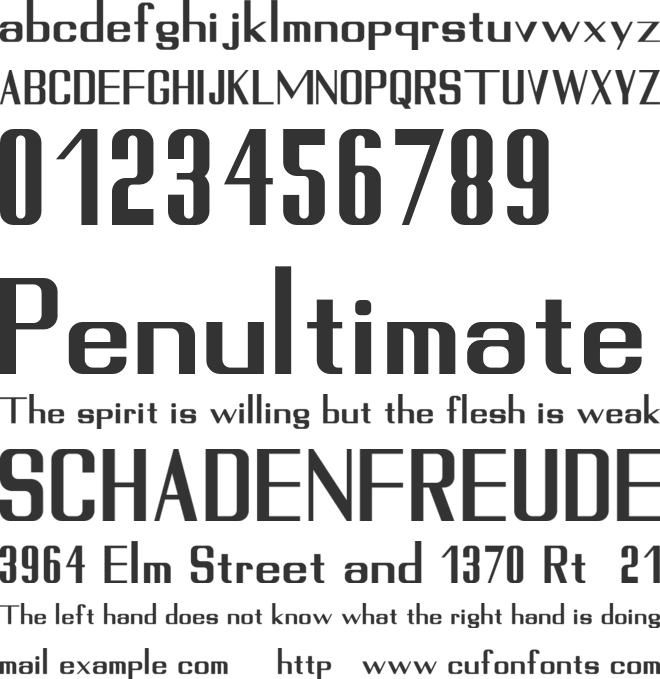 Sundarbans font preview