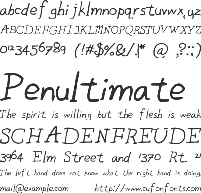 Doctor_Q font preview