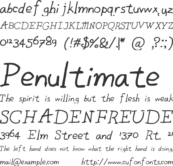 Doctor_Q font preview