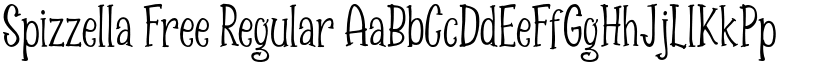 Spizzella Free Regular font