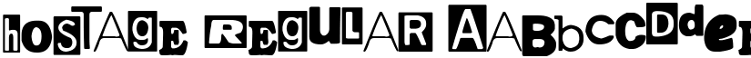 Hostage Regular font