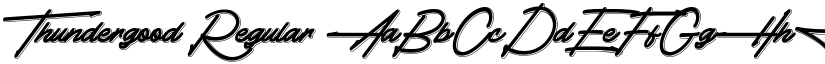 Thundergood Regular font