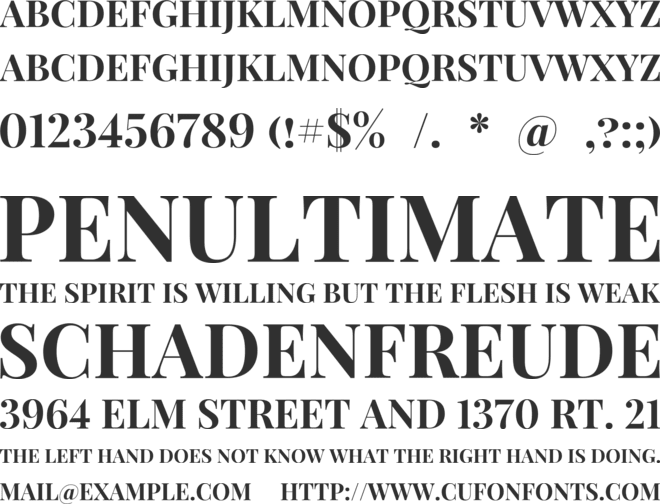 Neothic font preview