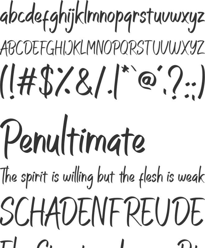 Rayville Free Personal Use font preview