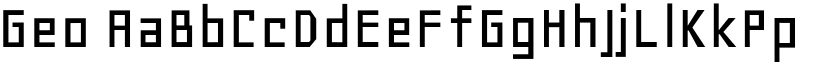 Geo font