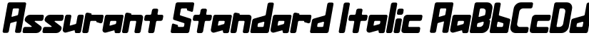 Assurant Standard Italic font