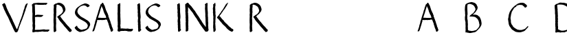 VERSALIS INK Regular font