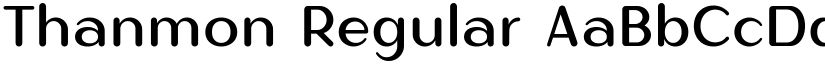 Thanmon Regular font