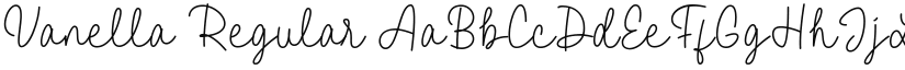 Vanella font download