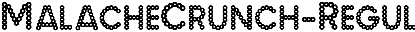 MalacheCrunch-Regular font
