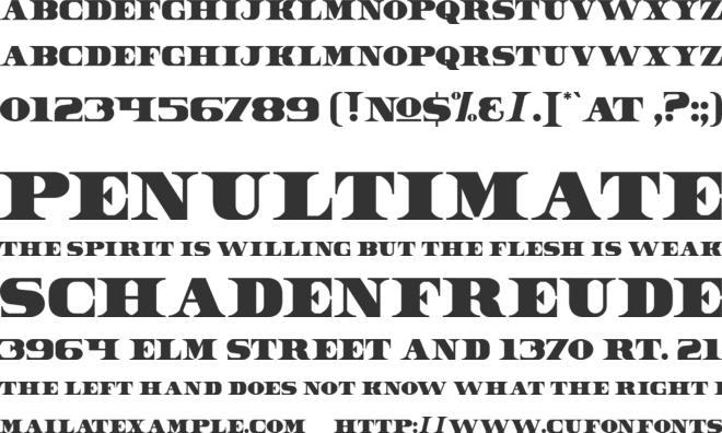 Dollar Bill font preview