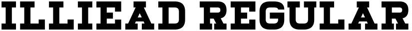 Illiead Regular font