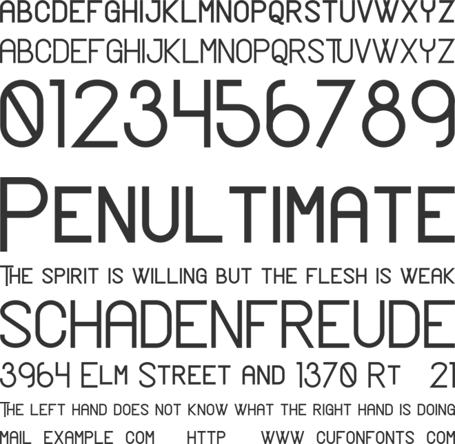 Cvetanoff font preview
