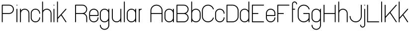 Pinchik Regular font