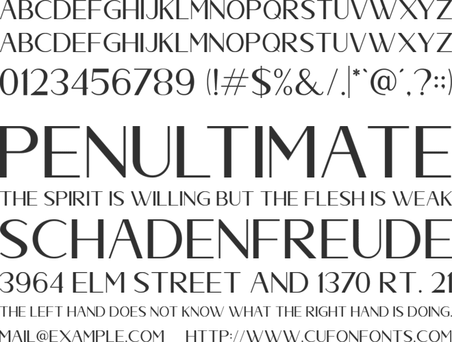 Dellmonte Sans font preview