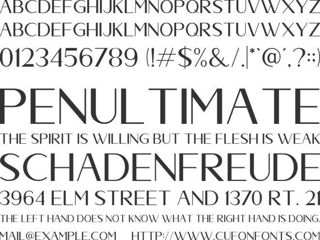 Dellmonte Sans font preview