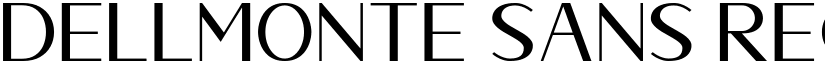 Dellmonte Sans Regular font
