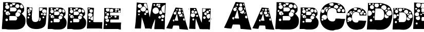 BubbleMan font download