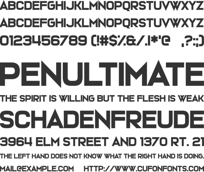 Love Nature font preview