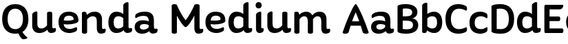 Quenda Medium font