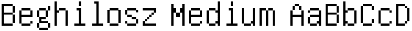 Beghilosz Medium font