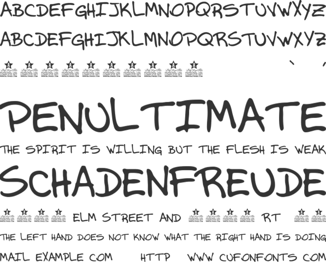 HOUSE QUEEN font preview