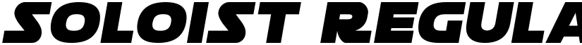 Soloist Regular font
