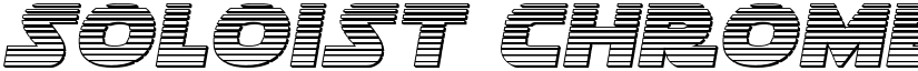 Soloist Chrome Regular font