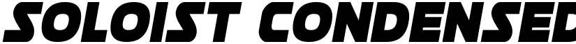 Soloist Condensed Condensed font