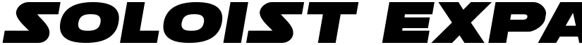 Soloist Expanded Expanded font
