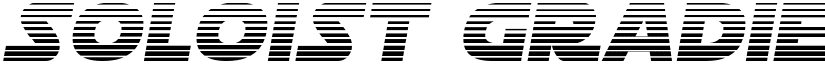 Soloist Gradient Regular font