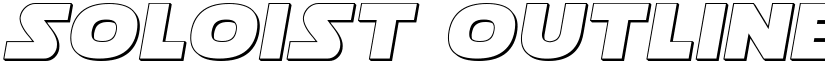 Soloist Outline Outline font