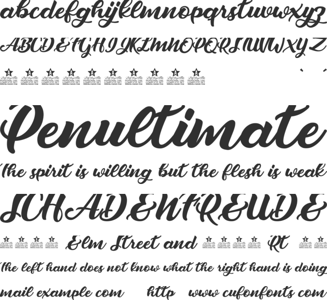 Crazy Love font preview