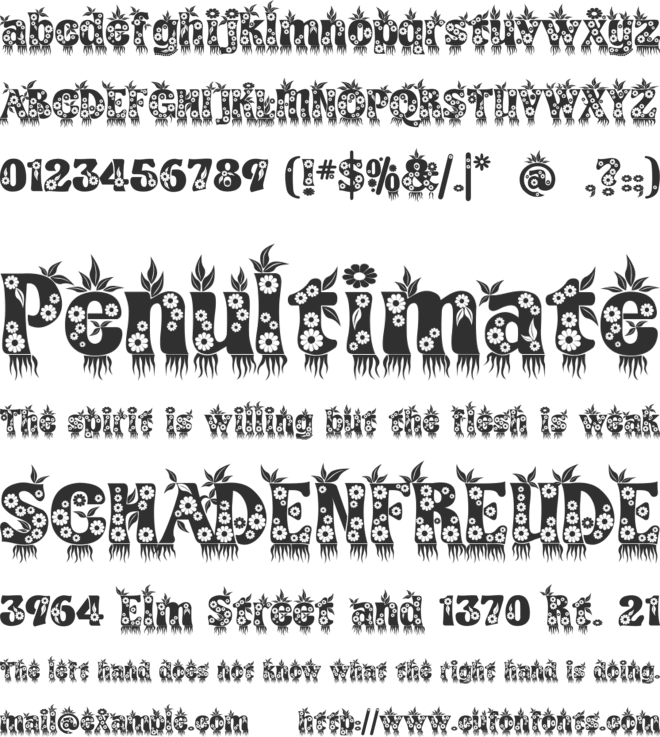 Kingthings Annex font preview