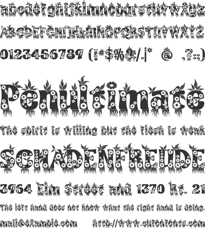 Kingthings Annex font preview